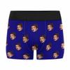 Artsadd Custom Face Boxers Briefs for Men Personalized Navy Underwear Valentine's Day Best Gifts for Husband Boyfriend view 1