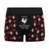 Artsadd Custom Face Boxers Briefs for Men Personalized Sexy Lips Underwear Valentine's Day Best Gifts for Husband Boyfriend view 1