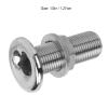 1/2in Boat Thru Hull Fitting Drain 316 Stainless Steel Water Drain Outlet for 1/2in Interior Diameter Hose for Marine Boats Yacht view 2