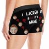 Artsadd Custom Face Boxers Briefs for Men Personalized I Licked It Underwear Valentine's Day Best Gifts for Husband Boyfriend view 4