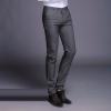Men's Stylish Slim Stretch Pant Solid Classic Skinny Fit Comfort Suit Pant Lightweight Comfort Business Trousers (Grey,29) view 3