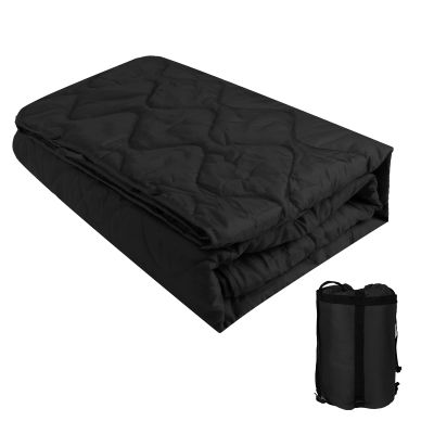 Tongcamo Poncho Liner Military Insulation Blanket Camo with Compression Carry Bag for Outdoors Hiking Jungle Hunting Gear