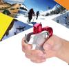 DAUERHAFT 15KN Climbing Stop Descender , Rope Clamp Self Braking Stop Descender for 9 to 12mm Rope Fall Descender Rope Grab Climbing Accessory Climbing Equipment view 2
