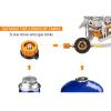 ANZAGA Camping Stove, Portable Backpacking Propane Butane Powerful Outdoor 3 Burners Windproof Gas Stove view 4