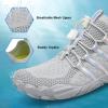 XIHALOOK Outdoor Hiking Water Shoes Sports Beach Diving Sandals for Women Men Walking Barefoot Grey, 11.5 Women/10.5 Men view 3