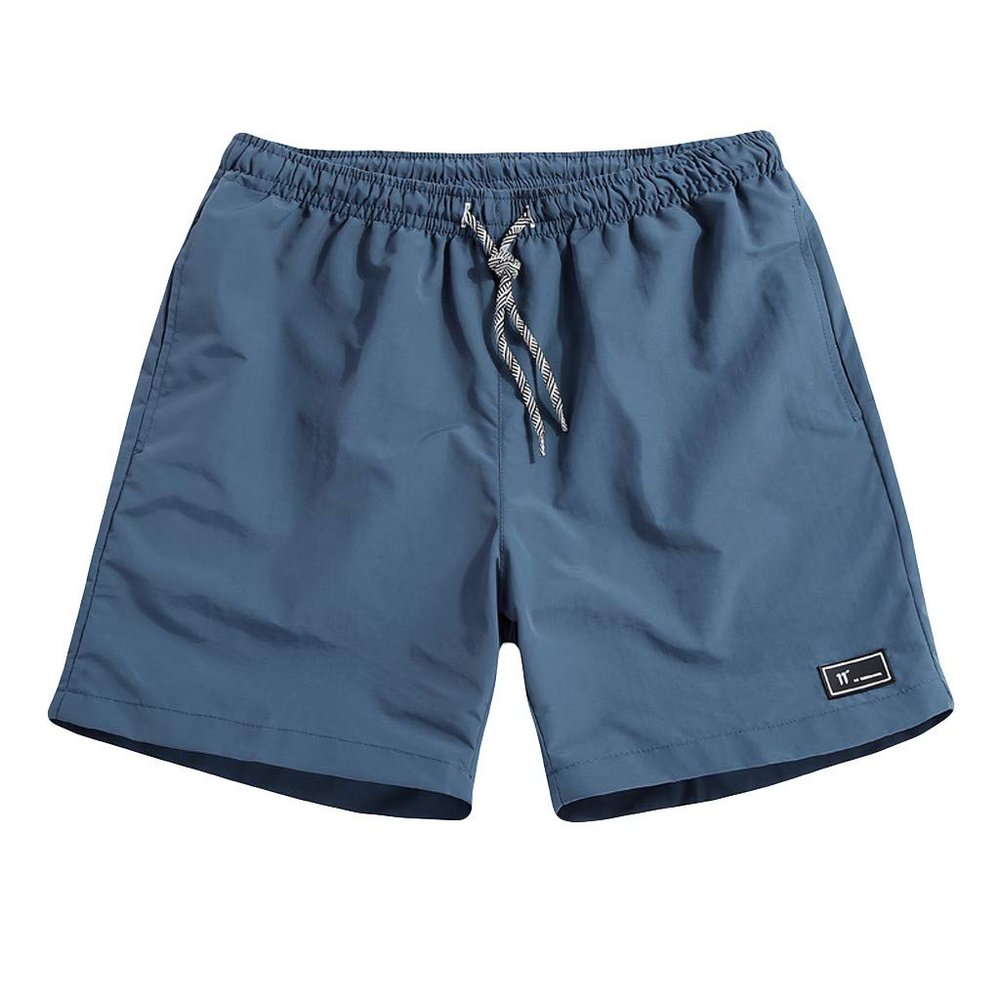 Mens Gym Workout Shorts Quick Dry Athletic Shorts Big and Tall Lightweight Basketball Training Running Shorts with Pockets Blue