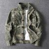 Autumn and Winter Men's Jacket Sportswear Thick Coat Khaki Men's Coat Outdoor Work Tooling Coat Gray Camo M view 3
