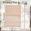 OLYCRAFT 10 Sheets Taekwondo Breaking Boards 4~5mm Wooden Karate Breaking Boards Punching Wood Boards Wooden Kick Board Training Accessory for Karate Practice Performing 11.7x7.9 Inch view 2