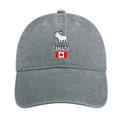 Canada Moose Flag Baseball Cap for Men Women Classic Dad Hat Adjustable Cap for Home Office Travel