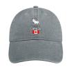 Canada Moose Flag Baseball Cap for Men Women Classic Dad Hat Adjustable Cap for Home Office Travel view 1
