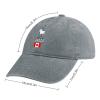 Canada Moose Flag Baseball Cap for Men Women Classic Dad Hat Adjustable Cap for Home Office Travel view 2