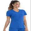 Cherokee Women Scrubs Top V-Neck CK826, L, Royal view 2