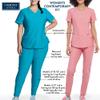 Cherokee Women Scrubs Top V-Neck CK826, L, Royal view 3