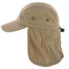 Magik 1-2 Pc UV Sun Protect Cap Safari Hike Camping Neck Cover Ear Flap Fishing Hat. (1 Pack, Khaki) view 1