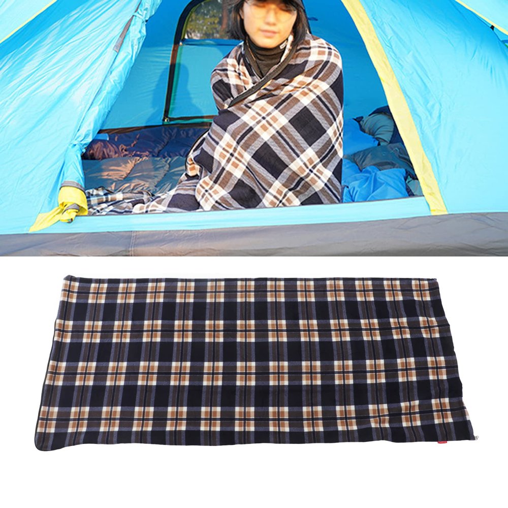 Fleece Sleeping Bag Liner, Wearable Sleeping Bag for Outdoor Travel Camping Hiking Climbing()