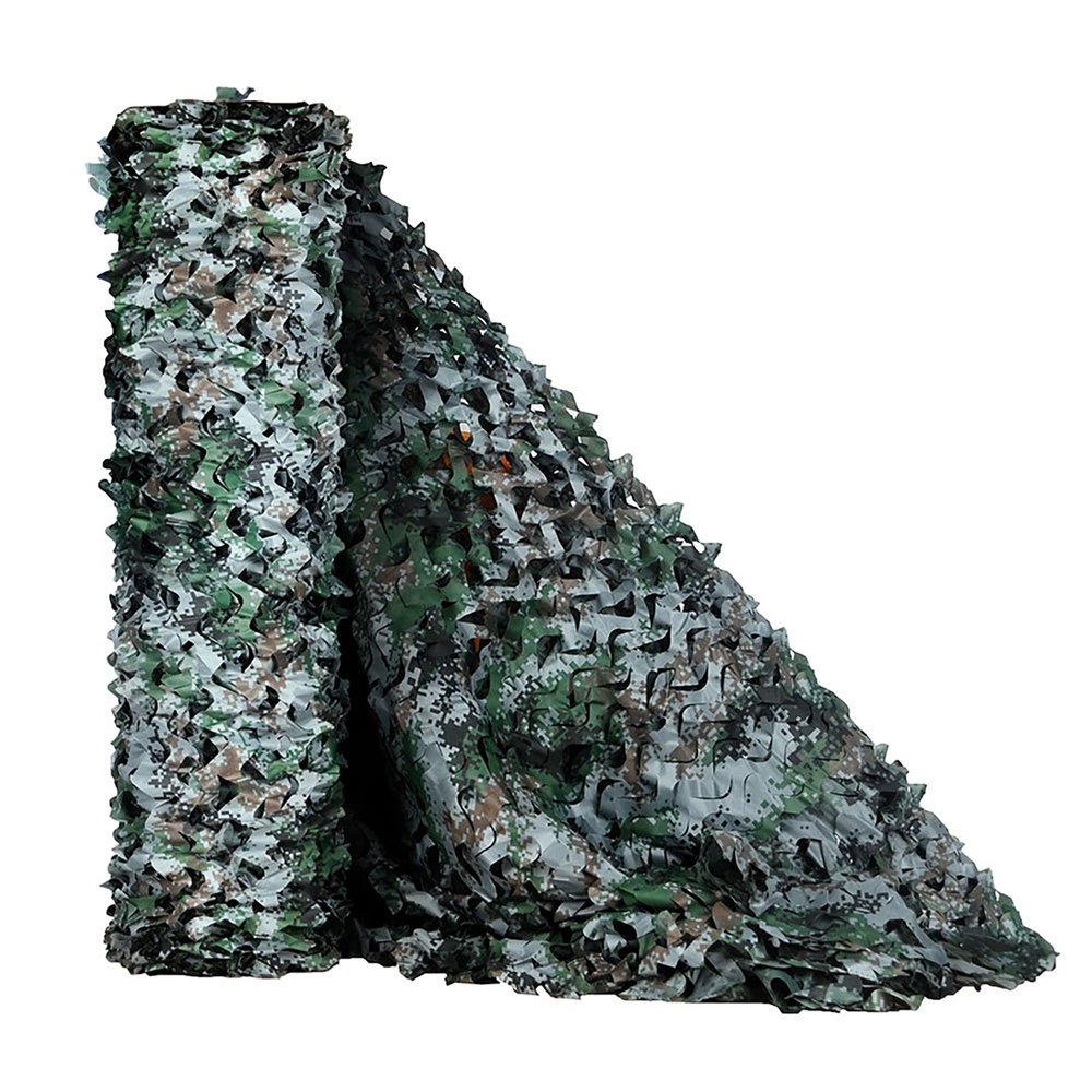 Camouflage Net Camo Netting Blinds Dual Mesh for Hunt Decor Courtyard Sunshade Camp Photo Farm Factory Shelter Car Concealment Party Exhibit Backdrop Paintball Curtain Ceiling Fence Canopy Cover