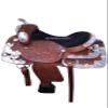 SHOWMEN CRAFT Western Saddle Fully Decorative Silver Show Outfit with Headstall & Breast Caller (15 Inch) view 1