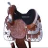 SHOWMEN CRAFT Western Saddle Fully Decorative Silver Show Outfit with Headstall & Breast Caller (15 Inch) view 3