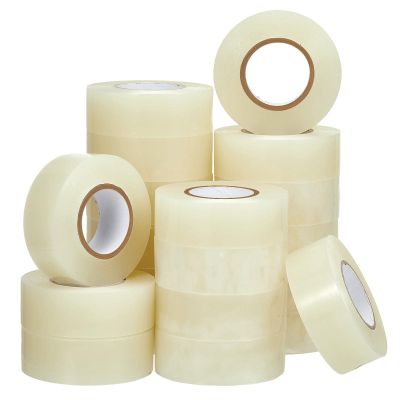 Meooeck 20 Roll Hockey Sock Tape Multipurpose Cloth Tape Roll Strong Adhesive Stick Shin Pad Sports Gifts for Gear Accessories Equipment, Easy to Apply Stretch(Clear White)