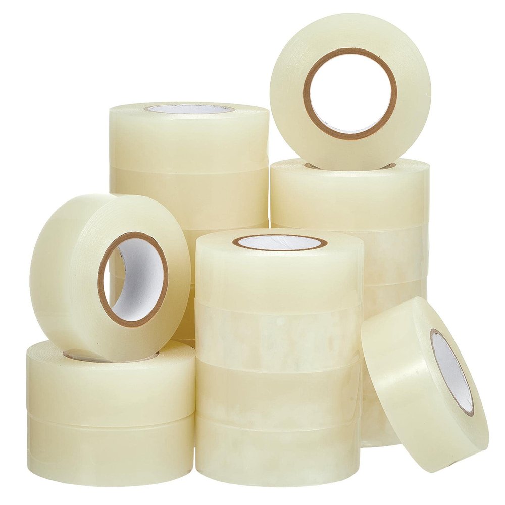 Meooeck 20 Roll Hockey Sock Tape Multipurpose Cloth Tape Roll Strong Adhesive Stick Shin Pad Sports Gifts for Gear Accessories Equipment, Easy to Apply Stretch(Clear White)