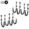 RAD Sportz 4-Pack of Kayak Storage Hook Sets - Kayak Wall Mount Hangers with 100lb Capacity Per Pair for Paddleboards, Surfboards, or Snowboards view 2