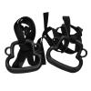 Pull Up Workout Rings with Adjust Straps, Kids Gymnastic Rings, Full Body Workout Rings Load Bearing 150KG, Gymnastics Rings for Calisthenics(Black), Gymnastics Rings Calisthenics Rings Pull view 1
