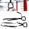 Pull Up Workout Rings with Adjust Straps, Kids Gymnastic Rings, Full Body Workout Rings Load Bearing 150KG, Gymnastics Rings for Calisthenics(Black), Gymnastics Rings Calisthenics Rings Pull view 4