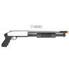 Silver Spring Single Shot Airsoft Shotgun with Spring Compact Black Airsoft Pistol view 2