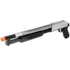 Silver Spring Single Shot Airsoft Shotgun with Spring Compact Black Airsoft Pistol view 3
