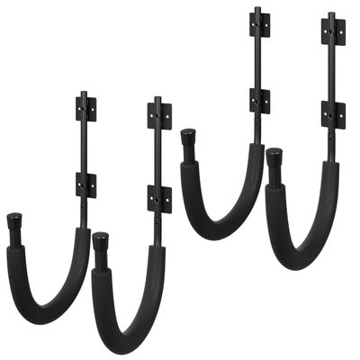 RAD Sportz 2-Pack of Kayak Storage Hook Sets - Kayak Wall Mount Hangers with 100lb Capacity Per Pair for Paddleboards, Surfboards, or Snowboards