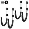 RAD Sportz 2-Pack of Kayak Storage Hook Sets - Kayak Wall Mount Hangers with 100lb Capacity Per Pair for Paddleboards, Surfboards, or Snowboards view 2