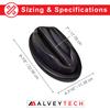AlveyTech Front Wheel Riser Block for Indoor Bike Trainer - Wheel Stand for Stationary Bicycle, Tire Support Holder for Cycling Exercise, Cycle Training, and Indoor Riding, Stabilizer Accessories view 3