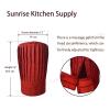 Hibachi Chef Tall Hat in Red with Headband and Wee Wee Squirting Boy (White Japan) view 4