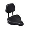 AlveyTech 10" x 11" Backrest Comfort Bike Saddle - for Exercise Bike, Electric Bicycle, Stationary Bicycle, Beach Cruiser, Mountain Bike and Adult Tricycle, Fits Any 7/8" Seat Post view 1
