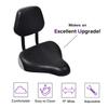 AlveyTech 10" x 11" Backrest Comfort Bike Saddle - for Exercise Bike, Electric Bicycle, Stationary Bicycle, Beach Cruiser, Mountain Bike and Adult Tricycle, Fits Any 7/8" Seat Post view 2