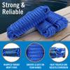 Boat Dock Lines, 1/2 Inch Braided Nylon Rope, 25 ft Mooring Marine Docking Lines with Loop, Royal Blue, 4 Pack view 4