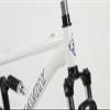 Gravity FSX 26 inch Wheel Aluminum Disc Brake Full Dual Suspension Bike Frame with Rear Shock (White, 15 inch = XSmall/Sml fits* up to 5'6") view 2
