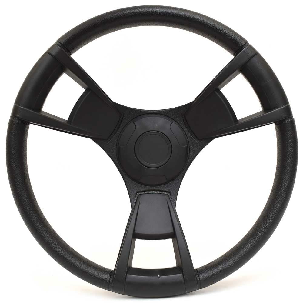 Gussi Marine Boat Steering Wheel 001994 | 13 1/2 Inch Black