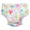 i play. by green sprouts Reusable, Eco Snap Swim Diaper with Gussets, UPF 50, Patented Design, STANDARD 100 by OEKO-TEX Certified - White Sea Pals, 12 mo view 1