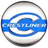 Crestliner Boat Steering Wheel Decal 2088140 | 1 5/8 Inch Silver Blue view 1