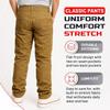 Access Boys School Uniform Pants, Stretch Flat-Front, Slim-Fit, Machine Washable Uniform Pants for Boys (Dark Khaki, 12) view 2