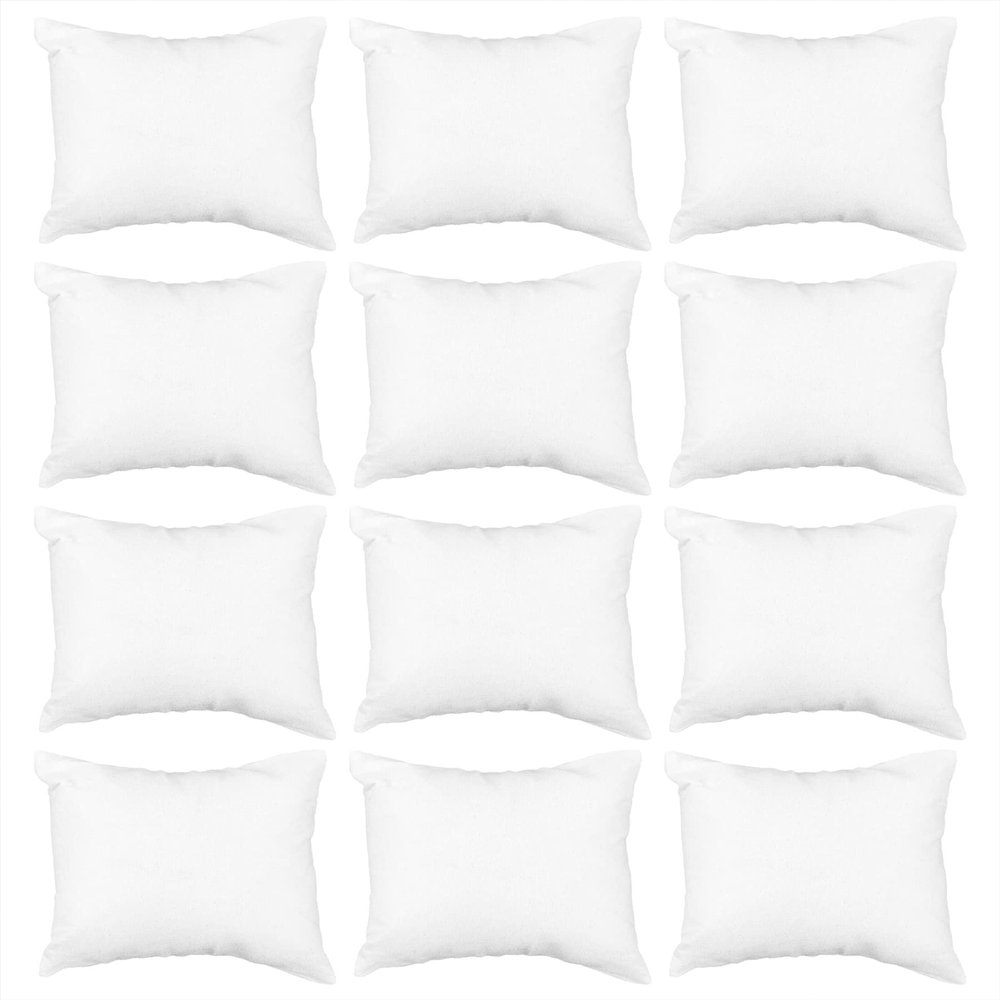 Framendino, 12 Pack White Small Bracelet Watch Pillow Jewelry Display Holder Organizer for Bangle Wrist Chain Cushion Pillows
