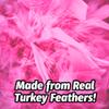 UNDERWRAPS 82" Long Feather Boa - 72 Gram Colorful Turkey Feathers Boa, Perfect for Halloween Party Dress Up (Light Pink) view 3