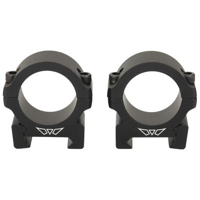 Vapor Horizontal 1 inch, Low Matte Black, Scope Optic Rings