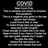 Vegas Golf Game COVID Chip view 2