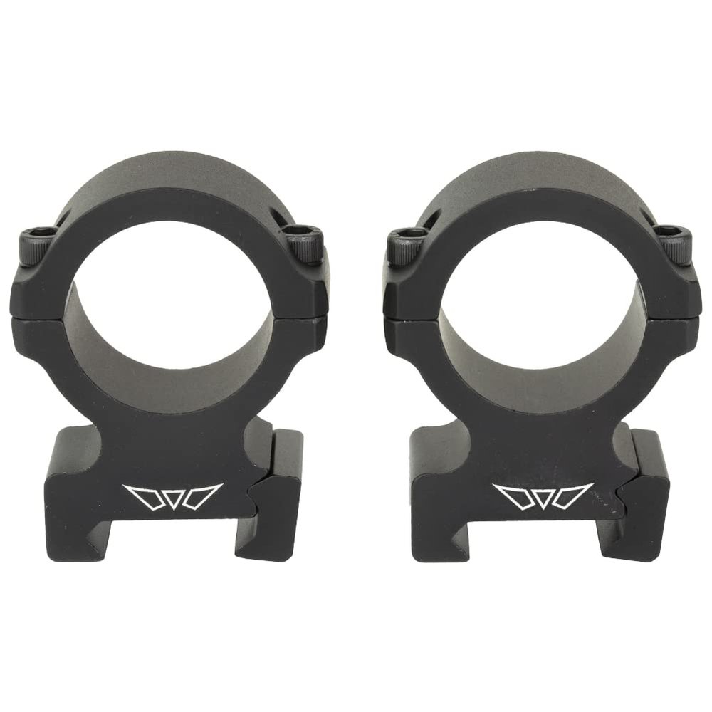 Vapor Horizontal 30mm, High Matte Black, Scope Optic Rings