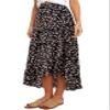 SimpleFun Maxi Skirts for Women Beach Boho Prints Elastic High Wasited Chiffon Long Skirt (Floral4,XL) view 1