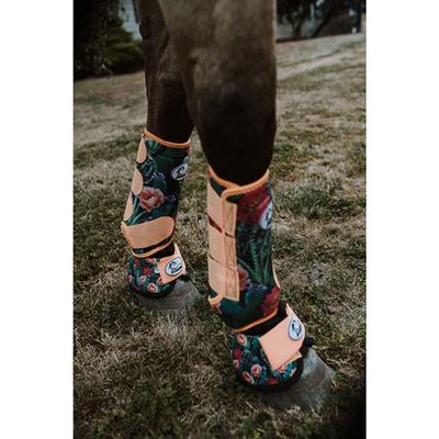 Schulz Equine 2 Pack Desert Bloom Splint Boots (Large)