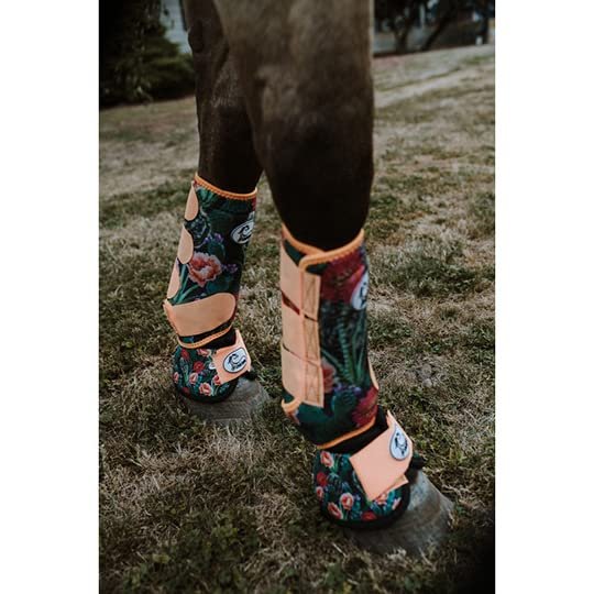 Schulz Equine 2 Pack Desert Bloom Splint Boots (Large)