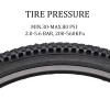 26-inch Mountain Bike Tires Set: Hycline 2-Pack 26x1.95 inch (54-559mm) Folding Replacement Puncture-Resistant Bicycle Tires and Pair 26-inch Inner Tubes with Tire Levers for MTB Off-Road Bike view 4